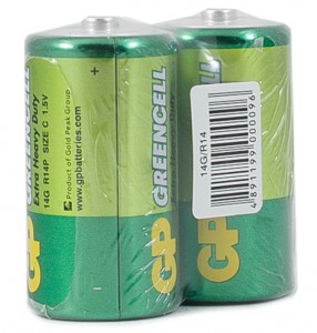Элемент питания GP Greencell 14G R14/343 (штучно)