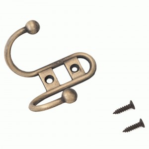 СТАНДАРТ 208 B AB ст.бронза В60*Ш73*Г34 ЕВРОПАКЕТ крючок-вешалка (480,60)