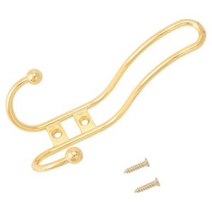 СТАНДАРТ 208 A GP золото В140*Ш73*Г34 ЕВРОПАКЕТ крючок-вешалка (200,10)