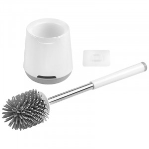 Туалетная щетка ерш,полистирол,Рыжий кот