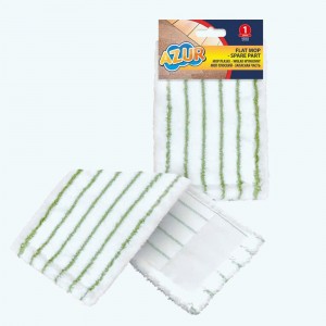 Насадка МОП для швабры микровибра с карманами на липучке//Рыжий кот 310466