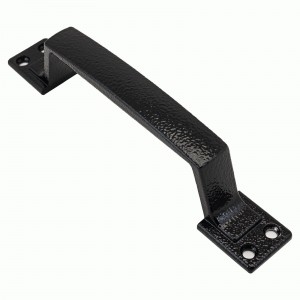 Д-град РС-100.01 прямая черный Ручка-скоба (20,10)