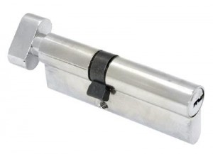 Цилиндровый механизм F-02 85(30B *10*45)CР 5кл хром перф. ключ/верт для кит дв.