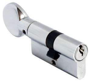 Цилиндровый механизм F-02 80(30B *10*40)CР 5кл хром перф. ключ/верт для кит дв.