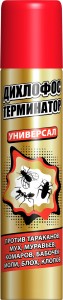 Дихлофос Терминатор 180мл (от летающих и ползающих) б/запаха Арнест (аэрозоль)
