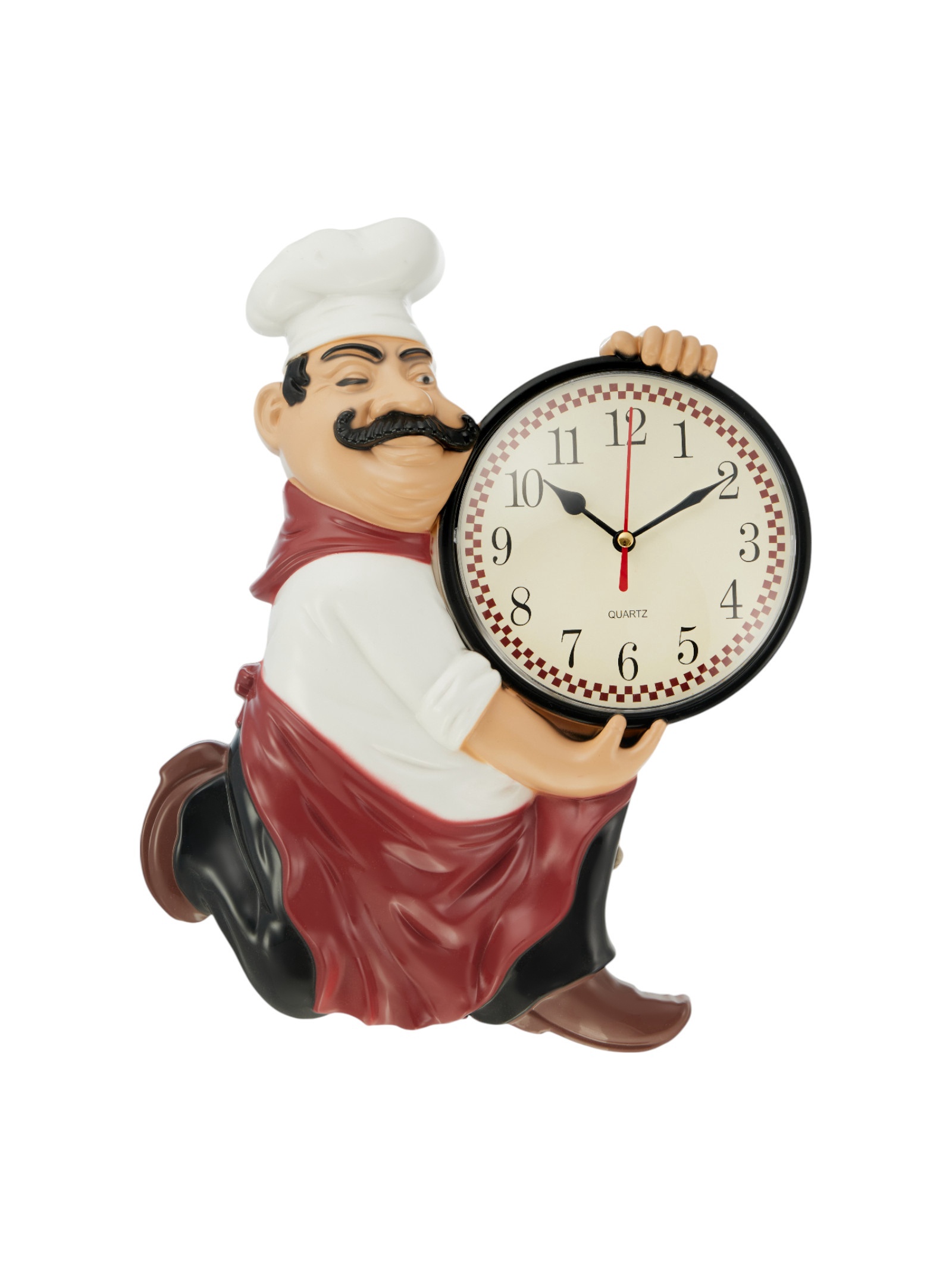 Часы настенные Волжанка ЧН-293 Серые, 24,5*3,5см (круглые) плавный ход, пластик, АА*1шт нет в компл