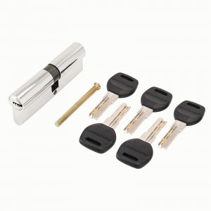 АЛЛЮР HD F 90-5К CP[35x10x45] хром перф.кл Цилиндровый механизм