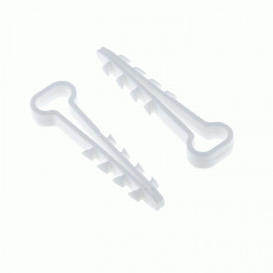 Дюбель-хомут нейлон белый д6х12мм (уп 50шт)