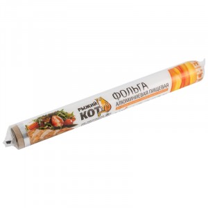 Фольга для запекания и хранения 30см*5м,9мкм,310955/Рыжий кот