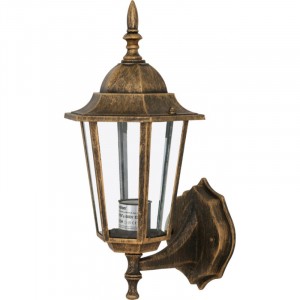 Camelion 4101 св-к уличный/садовый "бра вверх" бронза 60W E27 220V алюминий/стекло IP43