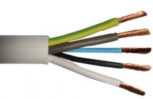 Провод ПВС 5х4 ГОСТ белый