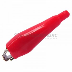 Зажим крокодил 5А 56мм в изоляторе(16-0003-9)REXANT