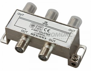 Делитель REXANT на 4TV F разъём 5-1000 МГц 05-6003