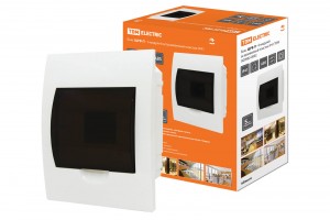 Бокс TDM (корпус) пластиr ЩРВ-П- 6 мод. встраиваемый IP41