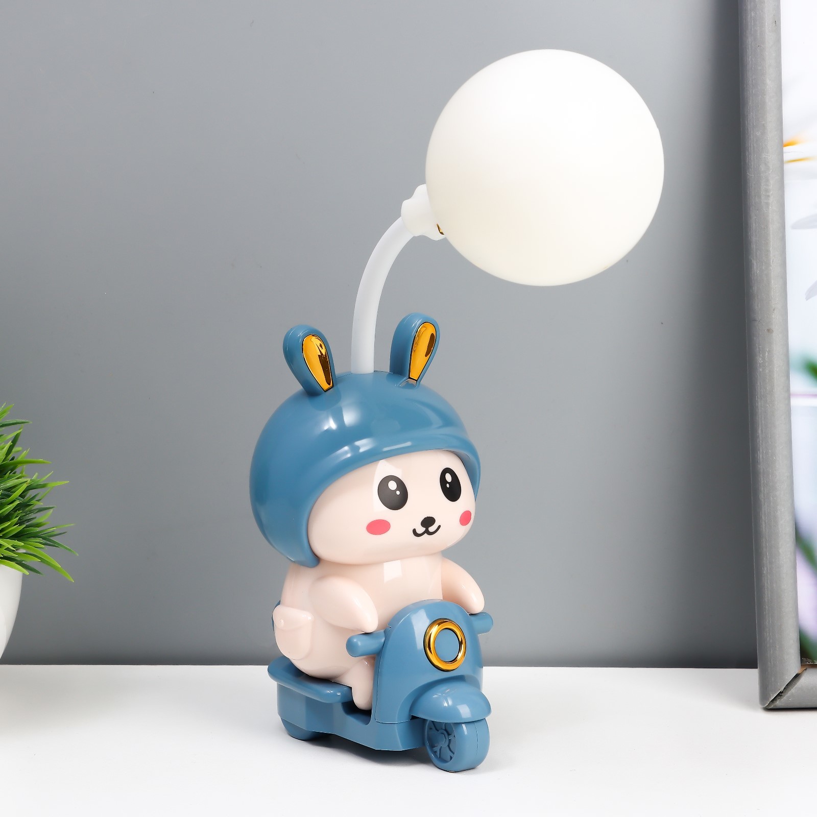 Ночник в розетку с выкл. Зайчик (NL-241)