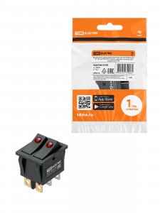 TDM Таймыр Слоновая Кость Выключатель 1-клавишный с подсветкой 10А SQ1814-0104