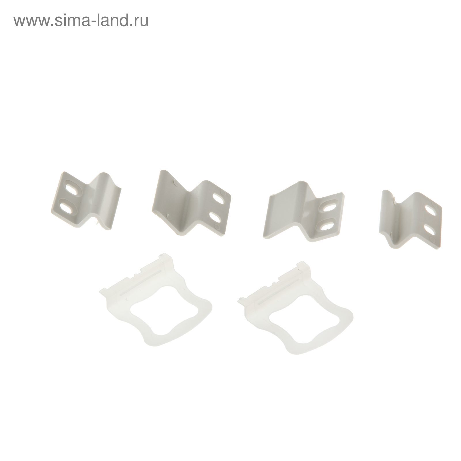 Защелка балконная белая пластик РемОкно