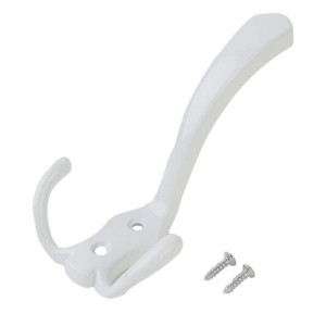 Крючок-вешалка мебельн 3-рожк Стандарт 306А WW белый