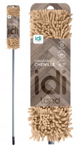 Швабра насадка плоская  микрофибра 13*43см ручка 120 Chenille Comp