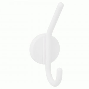 Крючок-вешалка Кунгур 1-рожк пластм. белый