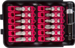 Набор бит, ЗУБР, РАКЕТА, кованые в пластиковом боксе, 12шт 26600-Н12