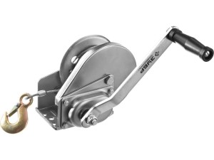 ЗУБР, 0.5т, 8 м, Ручная барабанная тросовая лебедка ПРОФЕССИОНАЛ(43115-05)