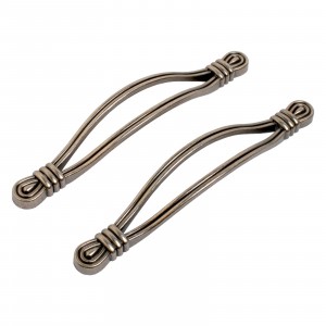 Ручка мебельная (скоба)серебро