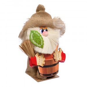 Оберег"Банник"в бани мыться заново родиться 15*10*23.5 см "Банные Штучки"