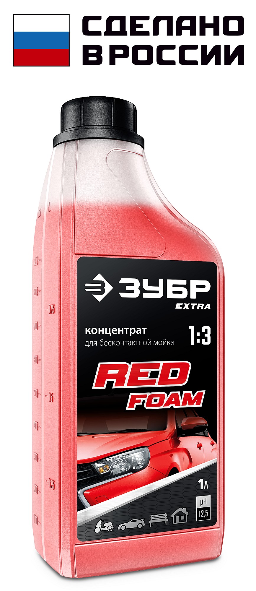 Шампунь для минимоек универсальный ЗУБР Extra 1л 70650-1