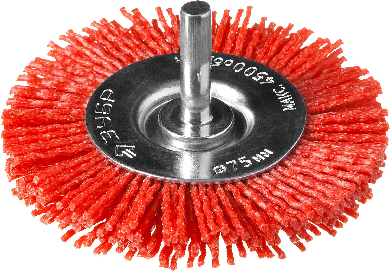 Щетка-крацовка дисковая для дрели  75мм Зубр