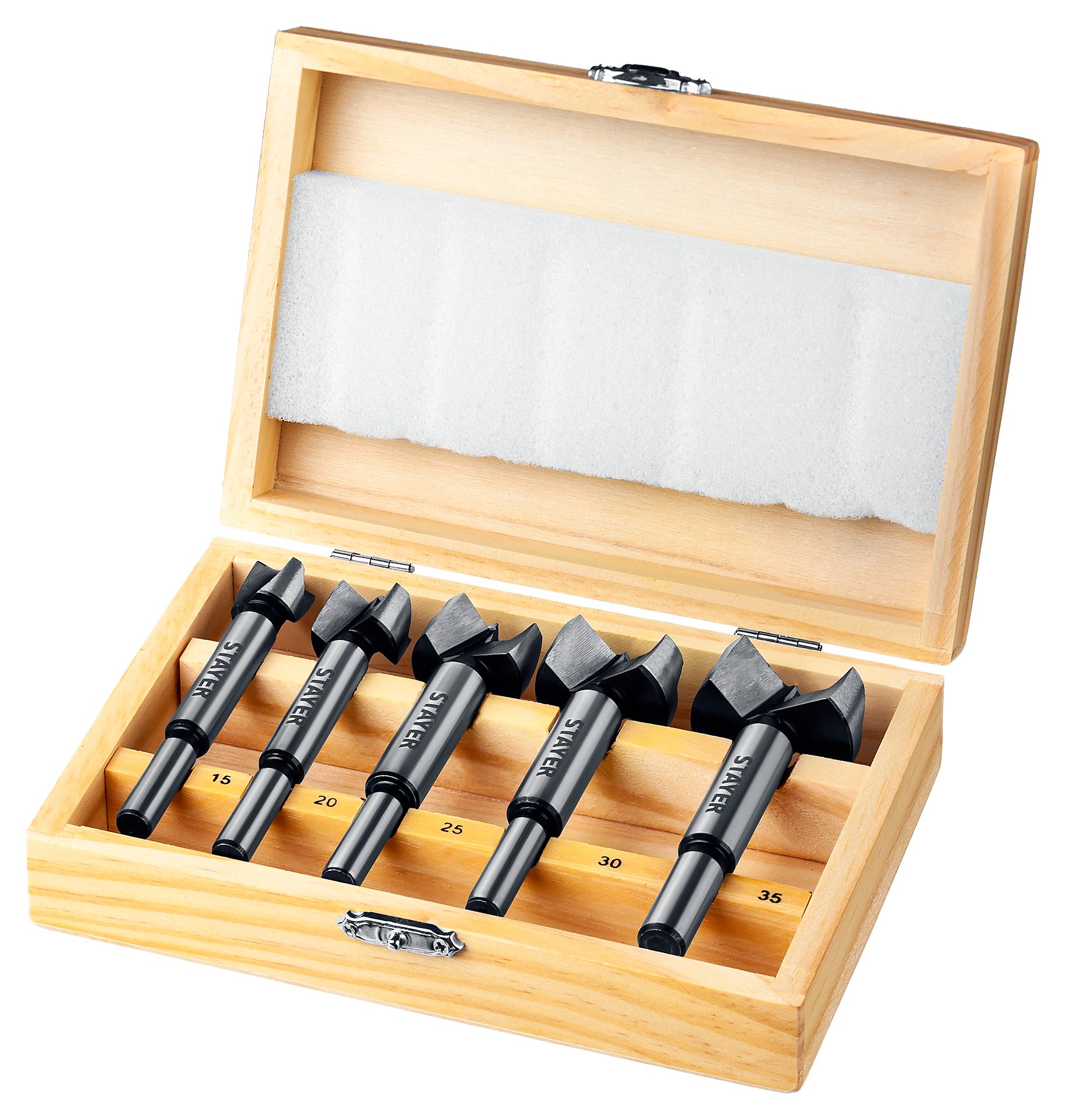 Набор сверл по дереву "ЛЕВИС" 5шт ЗУБР