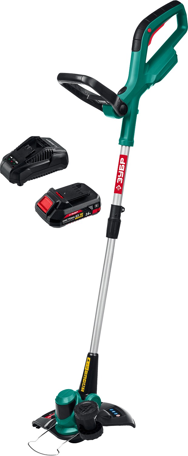 ЗУБР Аккумуляторный триммер ,1АКБ (2Ач) ТА-185-21