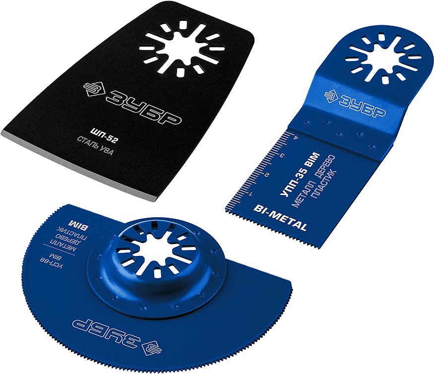 ЗУБР НР-3, 3 предм., Набор насадок для реноватора, Профессионал