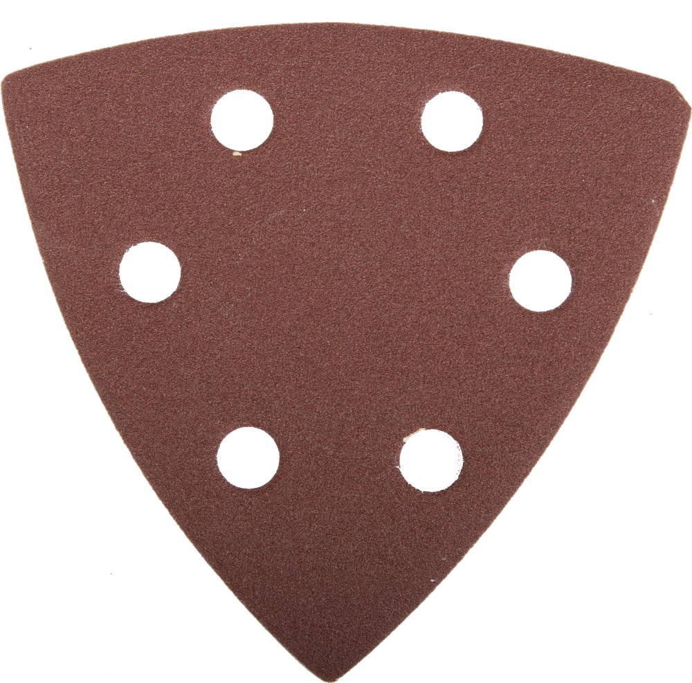 Треугольник шлифовальный ЗУБР ″Мастер″ универсальный на велкро основе, 6 отверстий,Р320, 93х93х93мм,