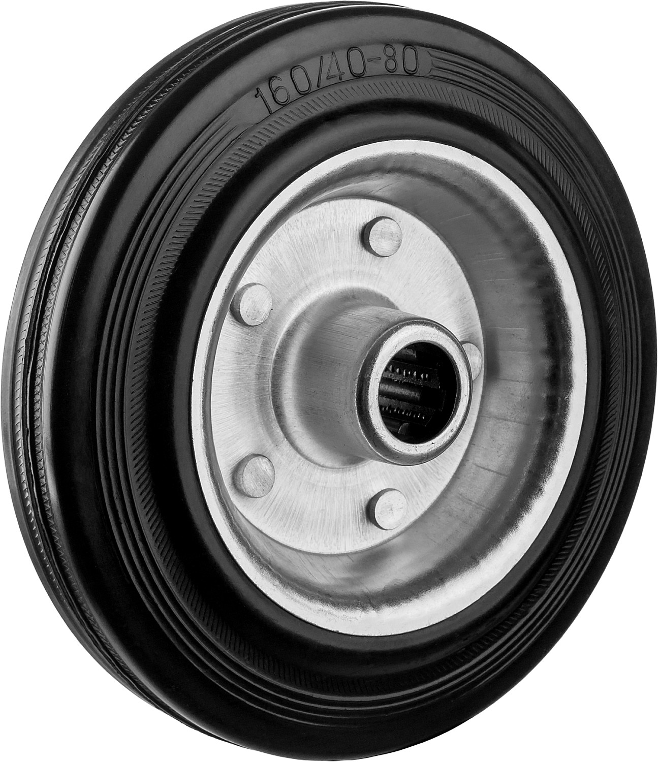 Колесо d-160мм г/п 145кг, игольчатый подшипник Зубр