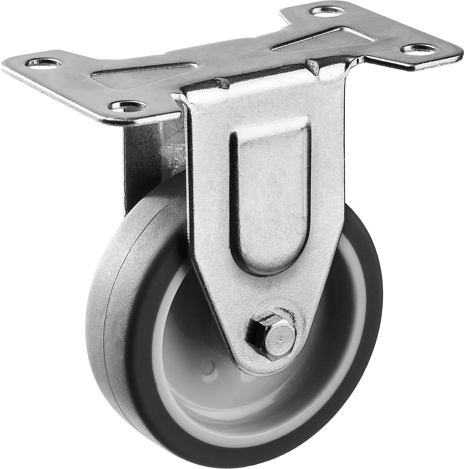 Колесо неповоротное  75мм г/п 60кг Зубр