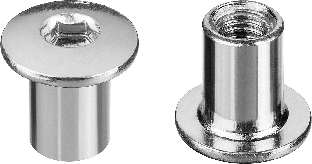 Гайка Эриксона с полукруглой головкой, м6х12мм,оцинкованная,шест 4мм,ЗУБР шт