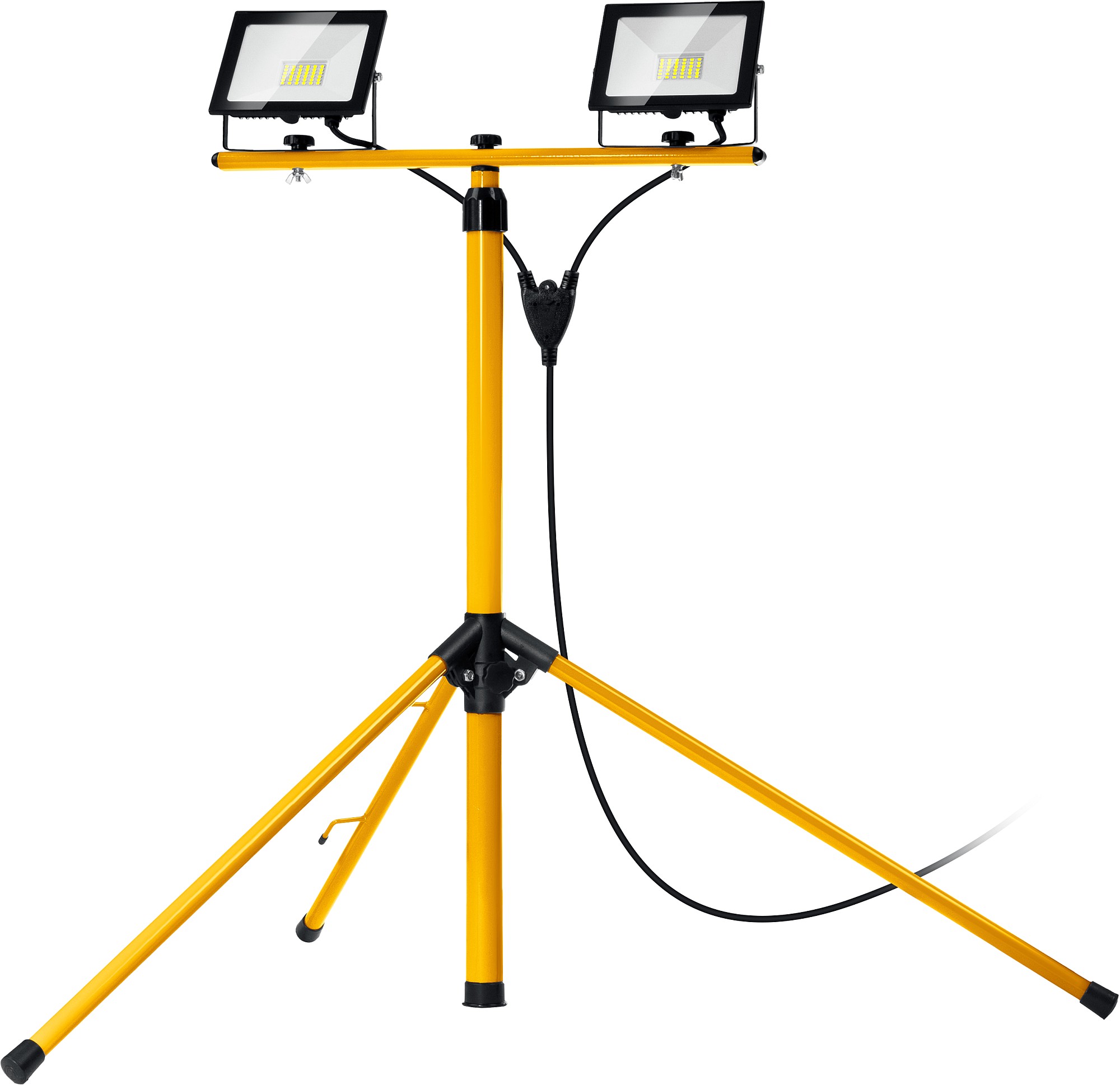 STAYER 2х30Вт, 6500К IP65, 1.6 м Светодиодные прожекторы на штативе LED-MAX, (56925-2-30)