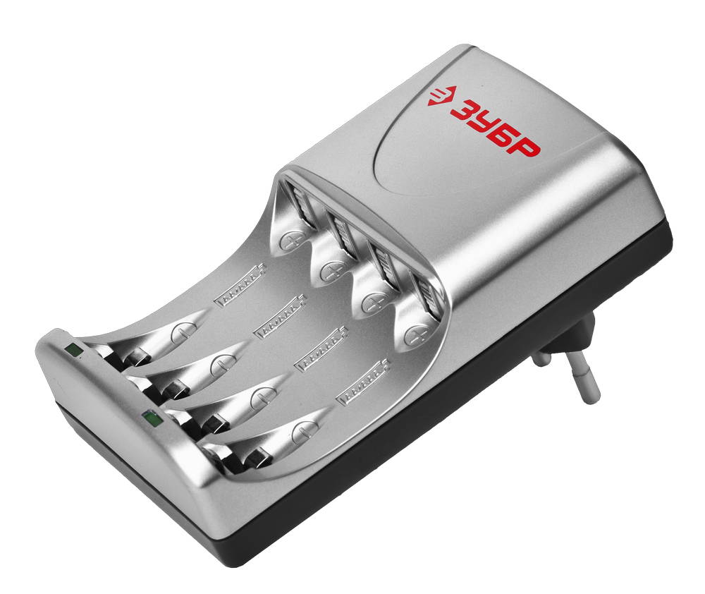 Зарядное устройство 1 час ЗУБР ААА/АА 4шт