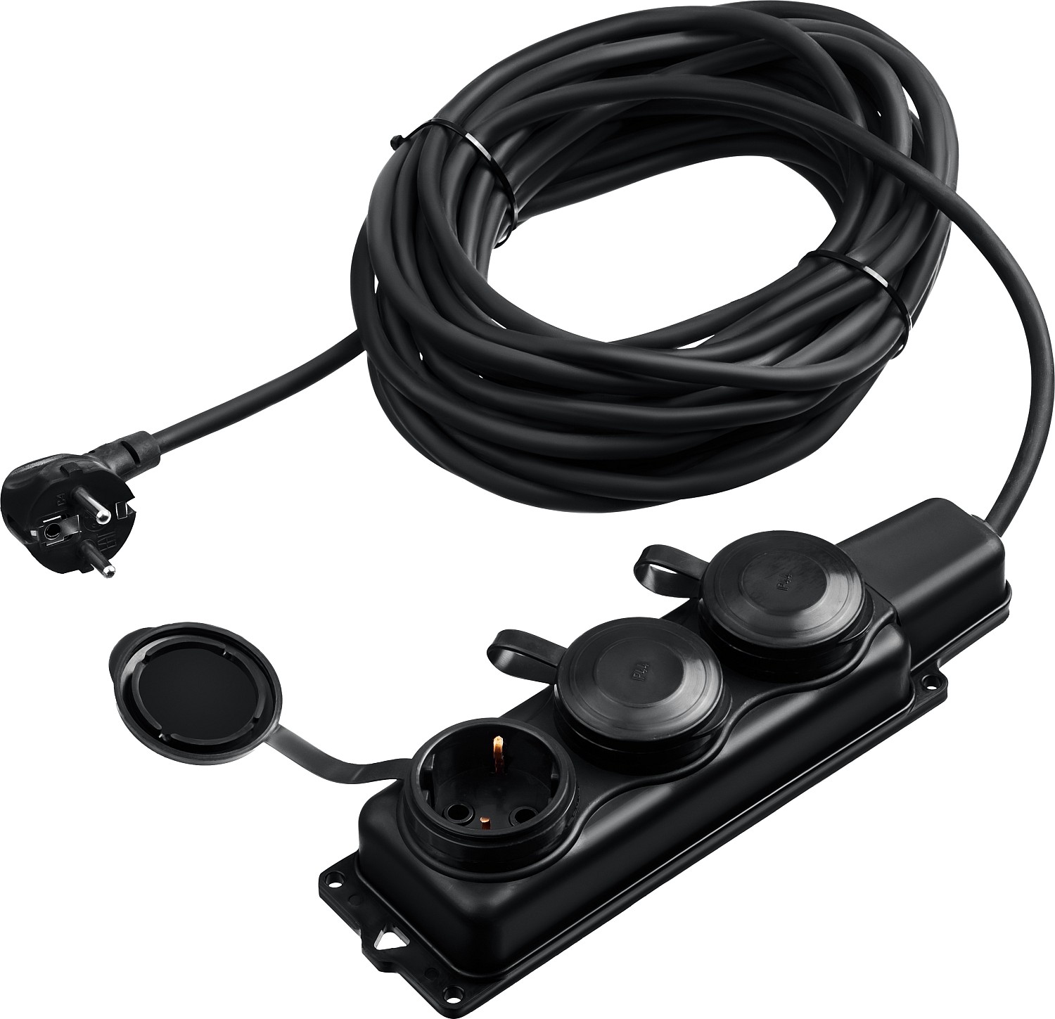 Удлинитель силовой КГ-325-Ш3 КГ 3х2,5 3гн 10м ЗУБР