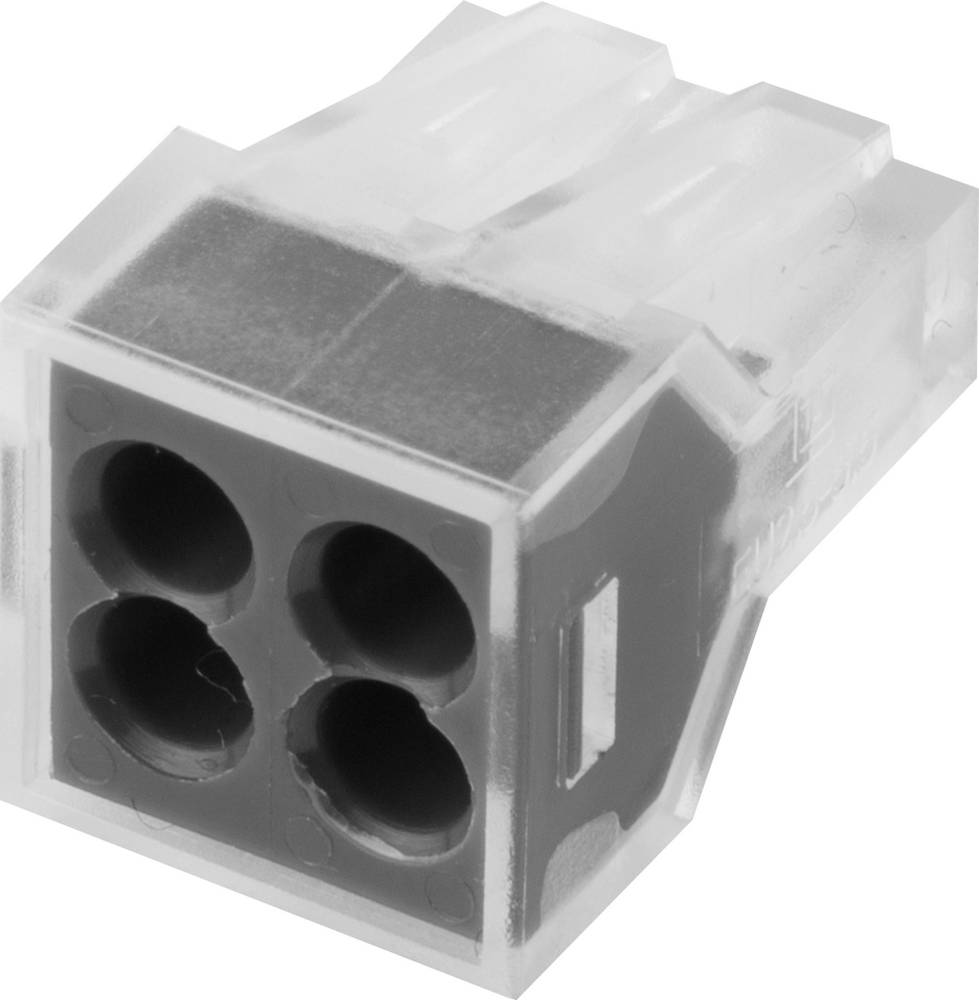 Клемма СВЕТОЗАР соединительная,4и проаводн,400в,24а,0,75-2,5мм2,2шт