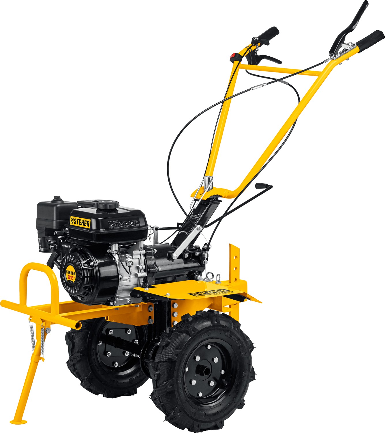 Бензиновый мотоблок C ВОМ STEHER.7 Л.С  GTS-500