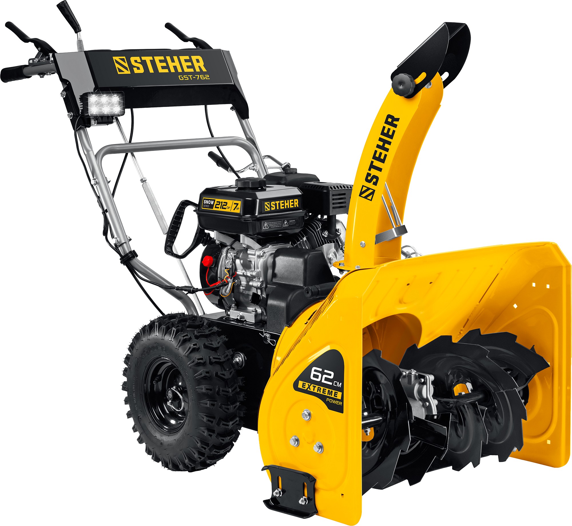 STEHER бензиновый снегоуборщик  (GST-762)