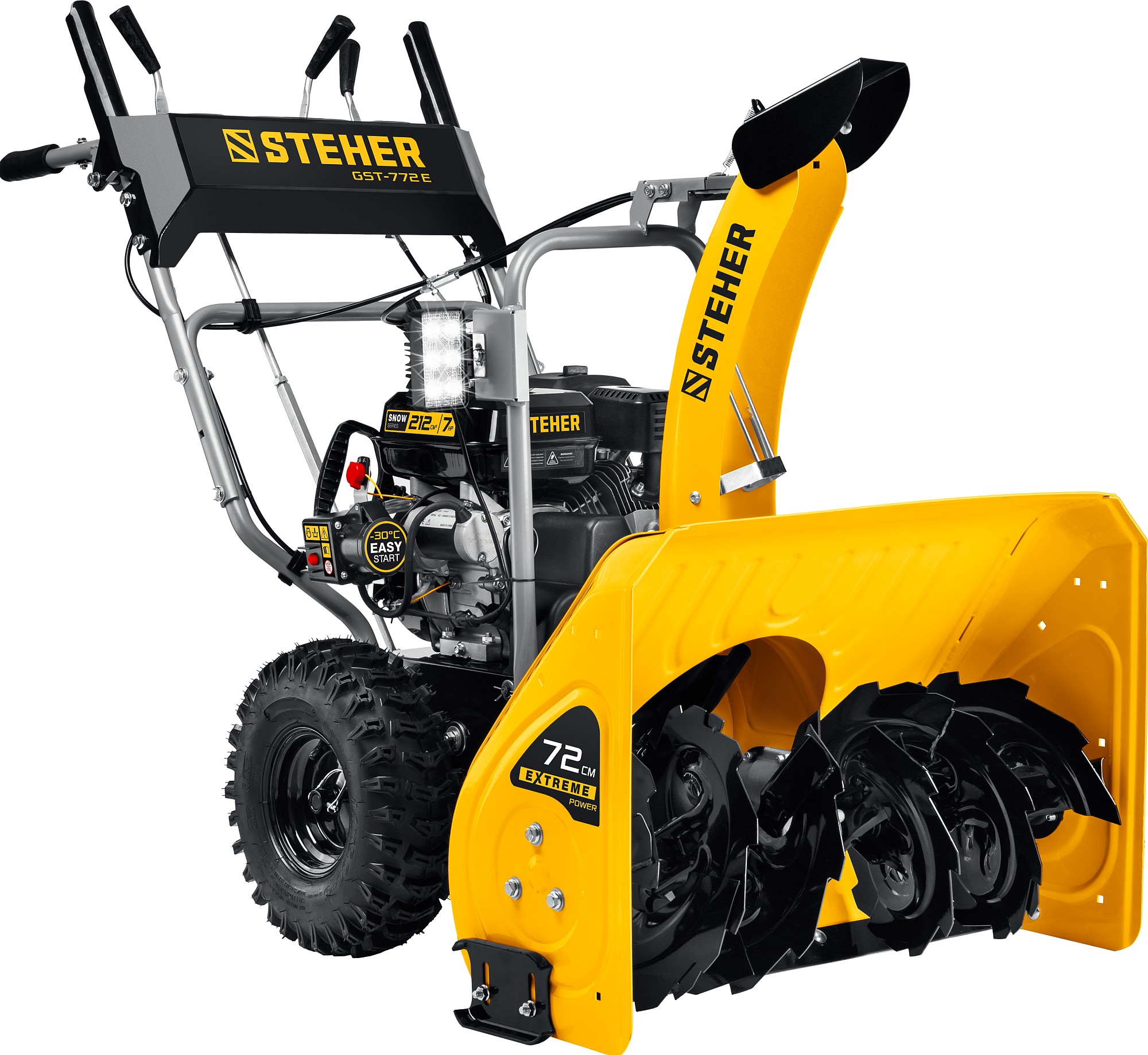 STEHER 72 см, бензиновый снегоуборщик, EXTREM GST-772E