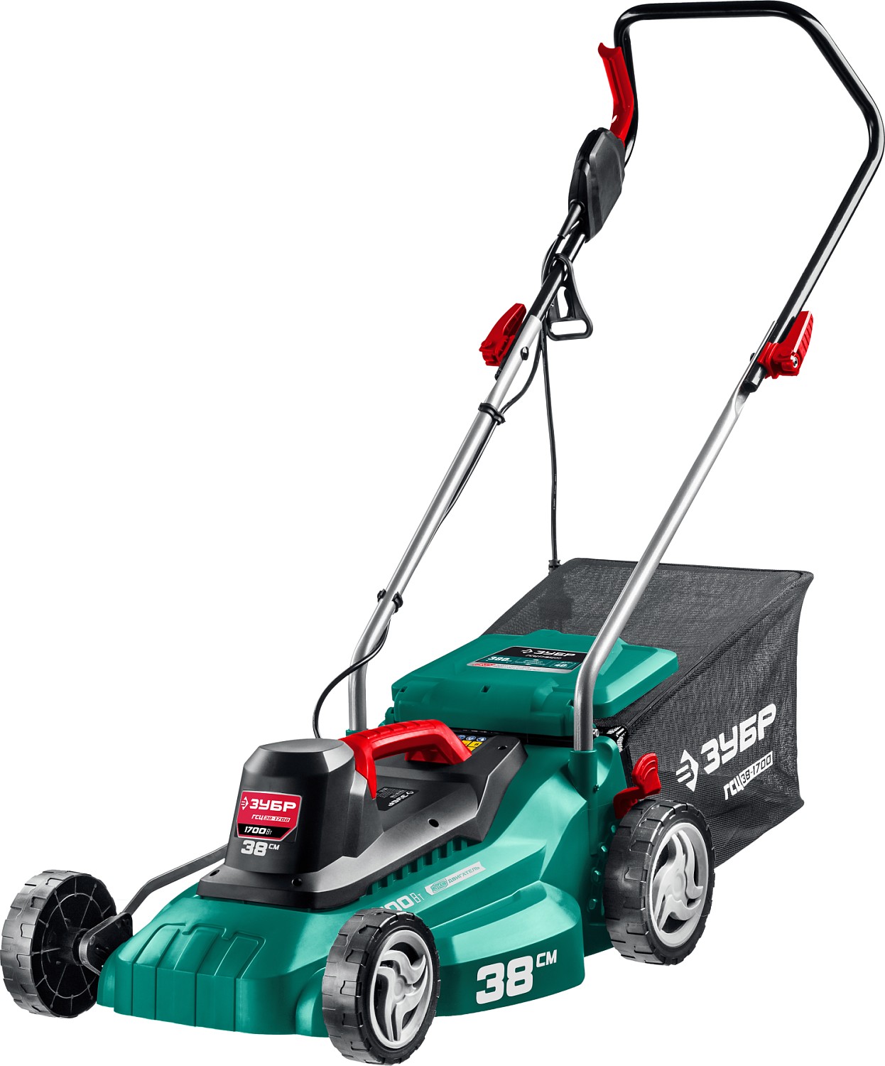 Газонокосилка ЗУБР 1700Вт сетевая, ш/с 38см