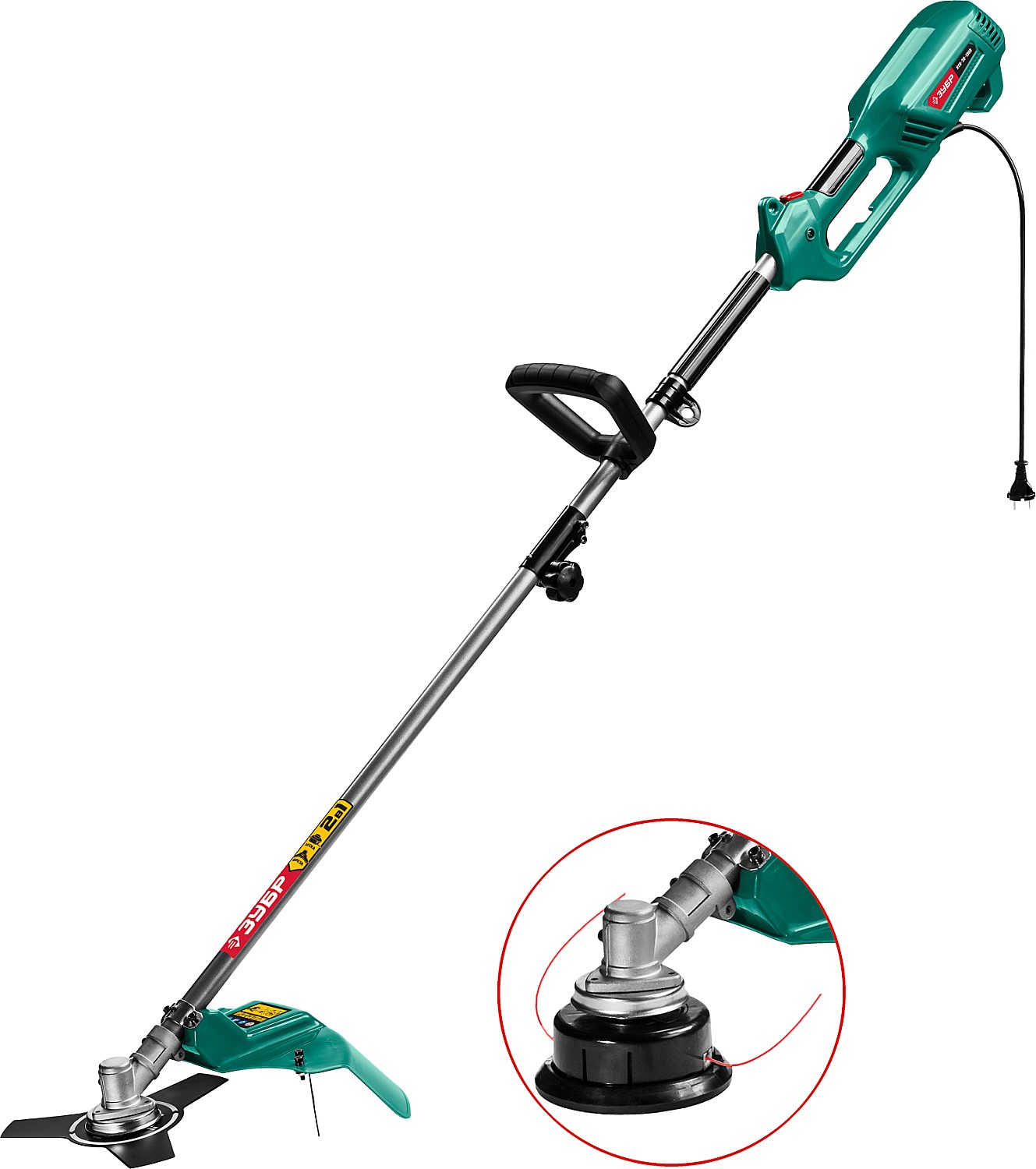 Сетевой триммер ЗУБР 1300 Вт, ш/с 38 см