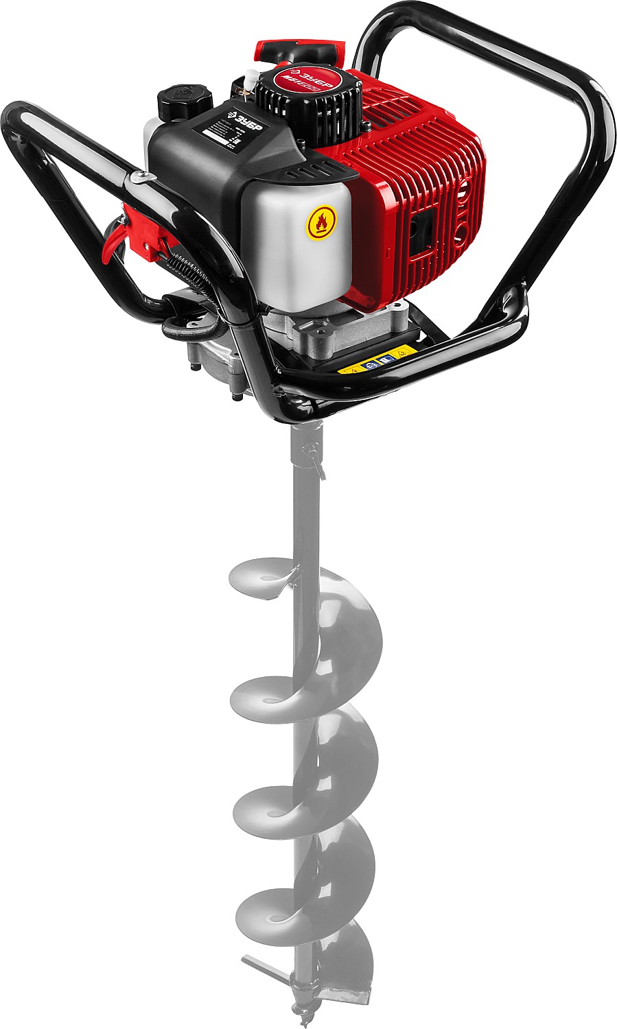 Мотобур(бензобур),d=60-200мм,52см3,1оператор,Зубр(МБ1-200)