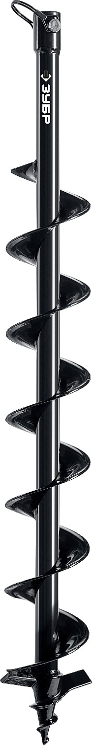 Шнек для мотобуров,грунт,d=100мм,однозаходный/Зубр