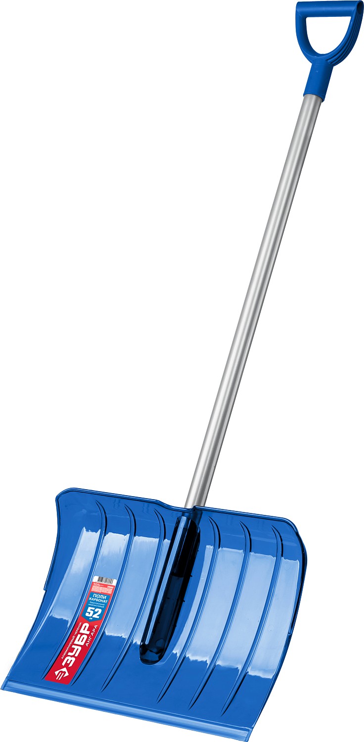 Ударопрочная снеговая лопата ЗУБР АНГАРА из морозостойкого поликарбоната