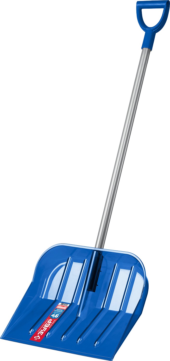 Ударопрочная снеговая лопата  ЗУБР АНГАРА  из морозостойкого поликарбоната